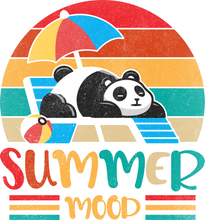 Charger l&#39;image dans la galerie, T-SHIRT SUMMER PANDA DTF
