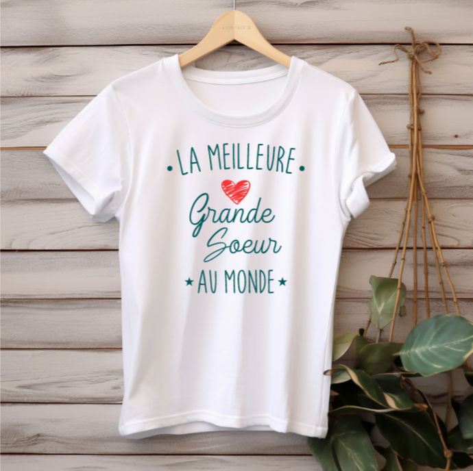 T-SHIRT MEILLEURE GRANDE SOEUR