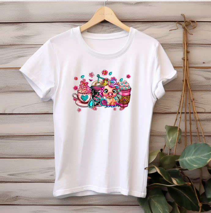 T-SHIRT LICORNE dtf