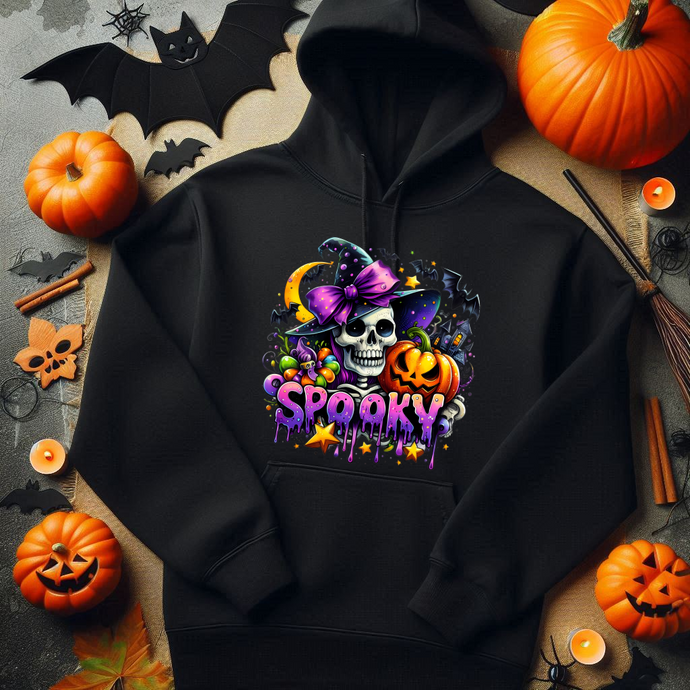 HOODIE SPOOKY SKULL